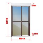 Porta De Correr Com Persiana Integrada 2 Folhas Móveis 220 X