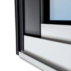 Porta De Correr Com Persiana Integrada 2 Folhas Móveis 220 X