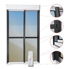 Porta De Correr Com Persiana Integrada 2 Folhas Móveis 220 X