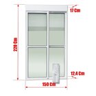 Porta De Correr Com Persiana Integrada Com Motor E Controle R