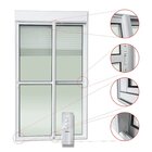 Porta De Correr Com Persiana Integrada Com Motor E Controle R