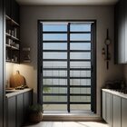 Porta De Correr Com Travessas 2 Folhas Moveis 210 X 150 Elite