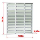 Porta De Correr Com Travessas 3 Folhas Moveis Sequenciais 210