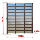 Porta De Correr Com Travessas 3 Folhas Moveis Sequenciais 210