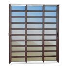 Porta De Correr Com Travessas 3 Folhas Moveis Sequenciais 210