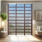 Porta De Correr Com Travessas 3 Folhas Moveis Sequenciais 210