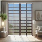 Porta De Correr Com Travessas 4 Folhas Moveis 210 X 240 Elite