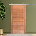 Porta De Correr Completa Bbb 3 Frisos 82x210cm Em Madeira Mac