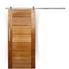 Porta De Correr Completa Bbb Em Madeira Maciça Cedro Arana 62