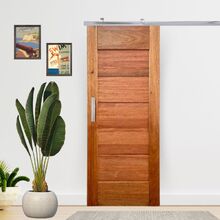 Porta De Correr Completa Bbb Linha Econômica 70x210cm Em Made