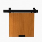 Porta De Correr Completa Lisa Em Madeira Semi Sólida 210x70 C