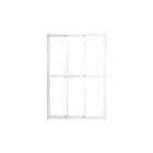 Porta De Correr De Aluminio 210x200cm 2 Folhas Moveis E 1 Fol