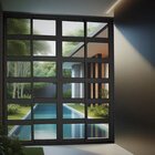 Porta De Correr De Aluminio 210x200cm 2 Folhas Moveis E 2 Fol