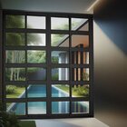 Porta De Correr De Aluminio 210x200cm 2 Folhas Moveis E 2 Fol