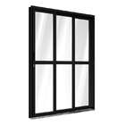 Porta De Correr De Alumínio Com Travessa 213 X 150 X 13 Cm Pr