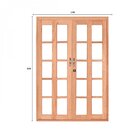 Porta De Correr De Madeira 216cmx140cmx12cm Pe631 Esel Natural