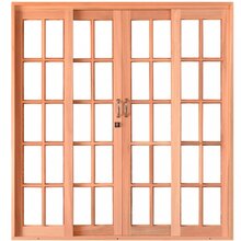 Porta De Correr De Madeira 216cmx180cmx12cm Pe631 Esel Natural