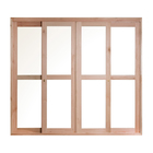 Porta de Correr de Madeira Eucalipto 213x160x9,4cm Rondosul