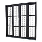 Porta De Correr Em Aço Primer C/ Postigo 215x200x12 Cm 4 Folh