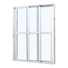 Porta De Correr Em Alumínio Branco Caribe Max 215x120x11,8cm