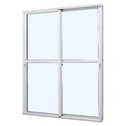 Porta De Correr Em Alumínio Branco Caribe Max 215x200x8,7cm 2