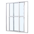 Porta De Correr Em Alumínio Branco Caribe Max 215x200x8,7cm 2