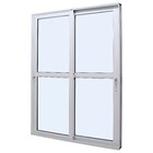 Porta De Correr Em Alumínio Branco Perfecta Max 215x120x13,1c