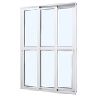 Porta De Correr Em Alumínio Branco Perfecta Max 215x200x13,1c