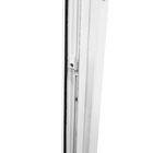 Porta de Correr Lambri 1 Folha Suspensa em Alumínio Pintado Branco com Fechadura 2,10x0,86m Linha Home 3A Alumínio