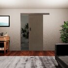 Porta De Correr Madeira 215x70cm Sobrepor Reversível Melamíni