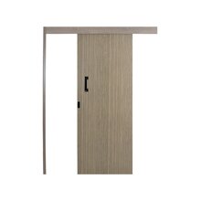 Porta De Correr Madeira 215x70cm Sobrepor Reversível Melamíni