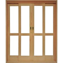 Porta De Correr Madeira 4 Folhas Madersilva 2,15mx1,60mx14cm