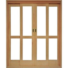 Porta De Correr Madeira 4 Folhas Madersilva 2,15mx2,00mx14cm