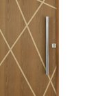 Porta De Correr Padrão Imbuia Agatha Trilho Embutir Puxador T