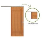 Porta De Correr Padrão Imbuia Belissima 9 Trilho Vision Puxad