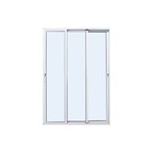 Porta De Correr Panorâmica Em Alumínio Branco Caribe Max 215x