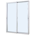 Porta De Correr Panorâmica Em Alumínio Branco Caribe Max 215x