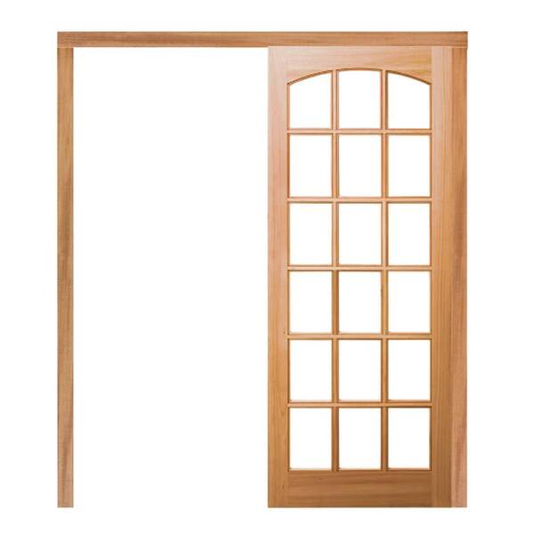 Porta De Correr Pm113 Formosa  Em Madeira Maciça Eucalipto Cr