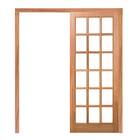 Porta De Correr Pm114 Estilo Em Madeira Maciça Eucalipto Cruz