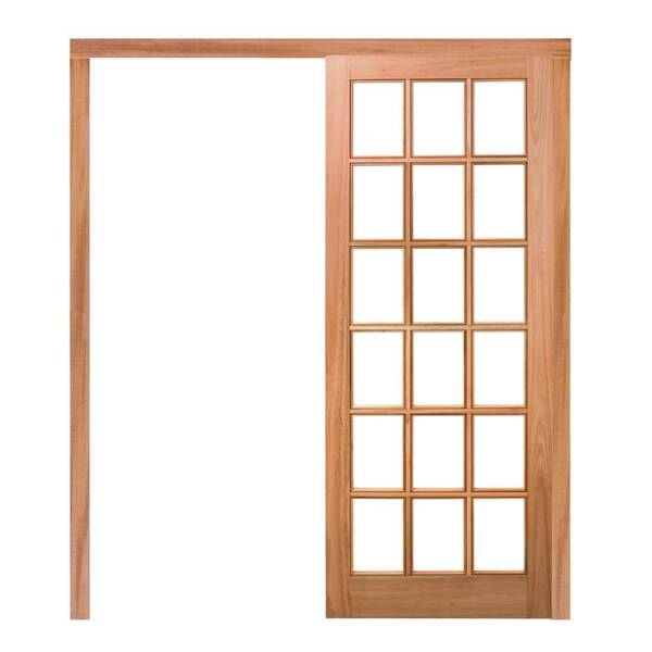 Porta De Correr Pm114 Estilo Em Madeira Maciça Eucalipto Cruz