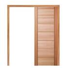 Porta De Correr Pm58 Em Madeira Maciça Eucalipto Cruzeiro 92c