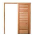 Porta De Correr Pm92 Moderne Em Madeira Maciça Eucalipto Cruz