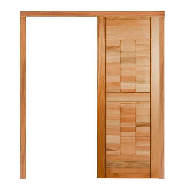 Porta De Correr Pm96 Em Madeira Maciça Eucalipto Cruzeiro 92c