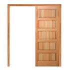 Porta De Correr Pp01 Em Madeira Maciça Eucalipto Cruzeiro 82c