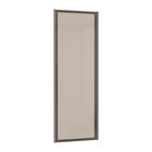 Porta de Correr Reflecta para Closet Branco com Puxador Champagne e Kit de Instalação 222,6x79,7cm Prime Luciane