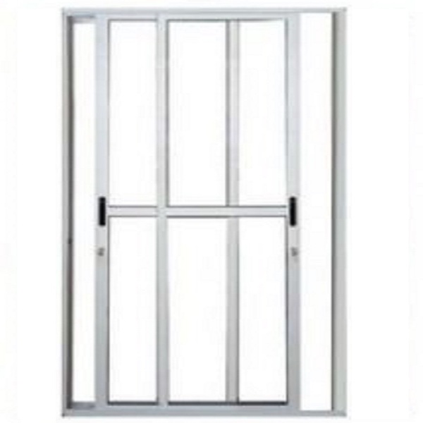 Porta De Correr Sacada 2 Folhas Móveis 2.10 X 1.50 Branca Lin