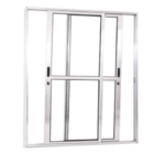 Porta De Correr Sacada 2 Folhas Móveis  2.10 X 1.50 Brilhante