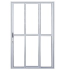 Porta De Correr Sacada 3 Folhas Sequenciais 2.10 X 1.20 Branc