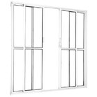 Porta De Correr Sacada 4 Folhas 2.10 X 1.80 Branca Linha 25 C