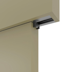 Kit Correr com Batente de 12 a 19cm e Folha de Porta Lacca Touch Fendi Direito ou Esquerdo 2,10x0,72 Vivace Plus Artens